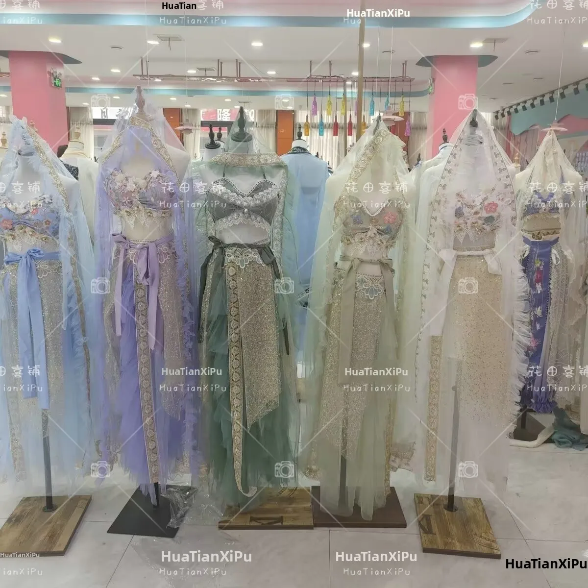 

Новинка 2026: Этнический стиль, одежда для путешествий по Сишуанбаньна, костюм принцессы пустыни Лулань, женская мода