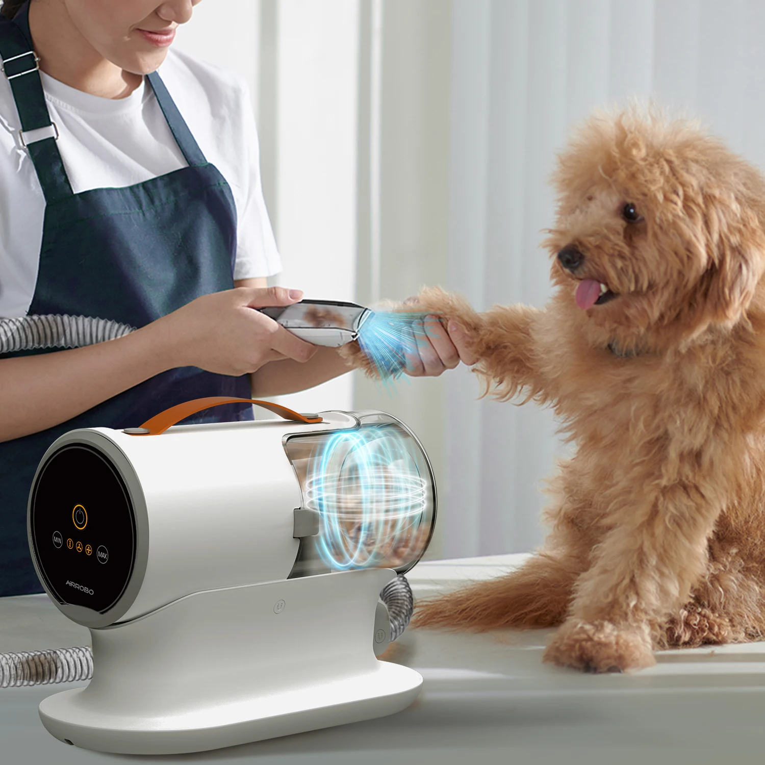 

USA DE JP Warehouse Fast Delivery Pet Grooming Kit Hot Sale Cat Hair Remover Vacuum Cleaner Puppy Dog Self Cleaning Pet Brush
