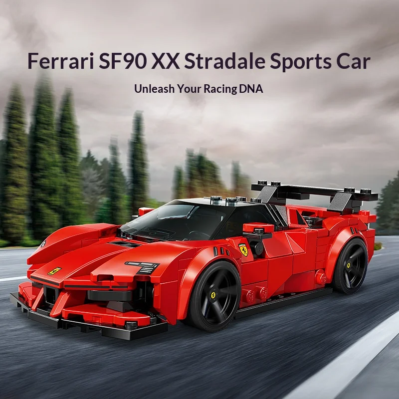 LEGO Building Blocks Racing 77254 Ferrari SF90XX Stradale Children's Splicing Toy Birthday Gift