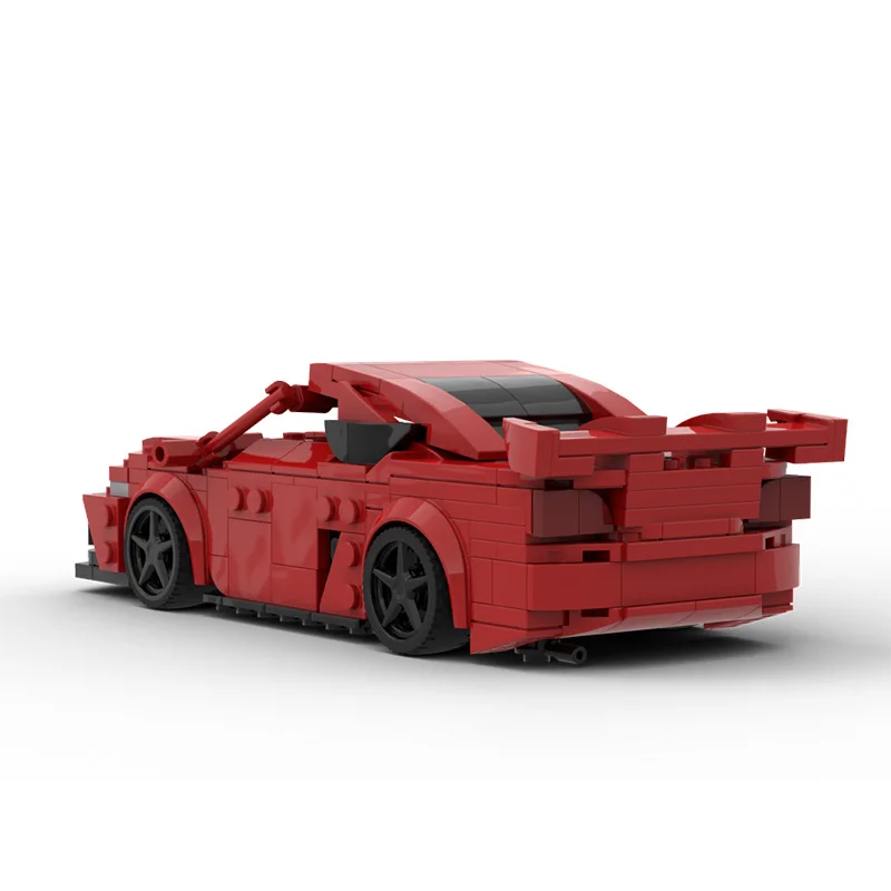 سرعة سباق السيارات نموذج MOC قوالب بناء S15 الانجراف سيارة رياضية وحدات التكنولوجيا الأطفال هدايا العيد تجميع اللعب البدلة