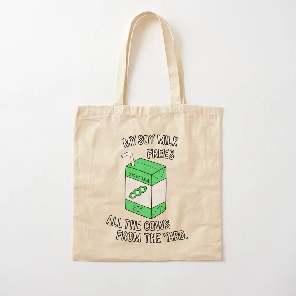 My Soy Milk Tote Bag reusable shopping bags Canvas bag Woman shopper bag shopper bags