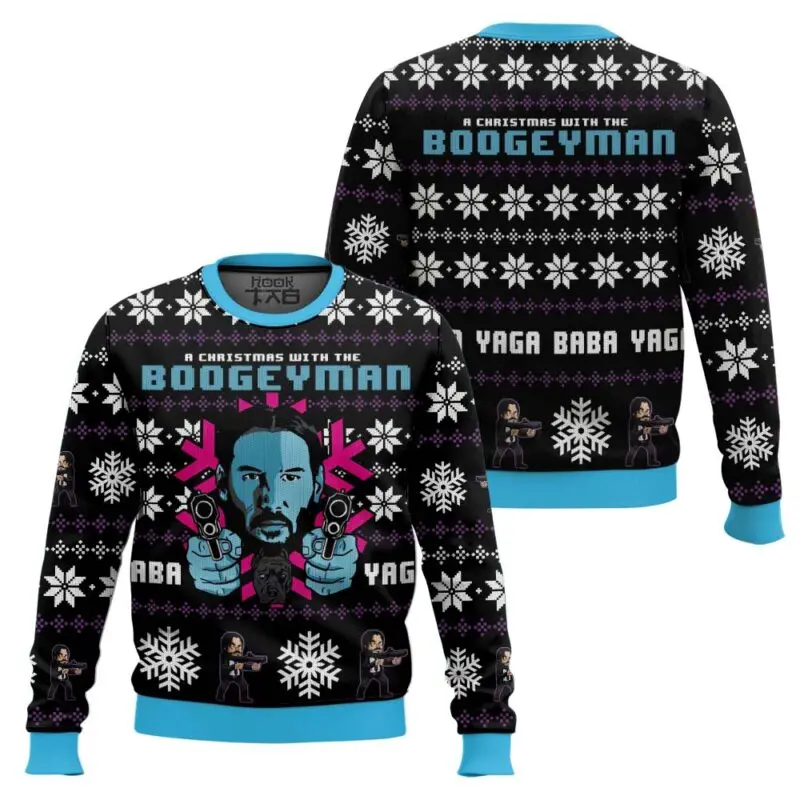 It’s Beginning To Look A Lot Like WickMas John Wick Ugly Sweater Funny Xmas Party Pullover for Men Women Holiday Gift 2026