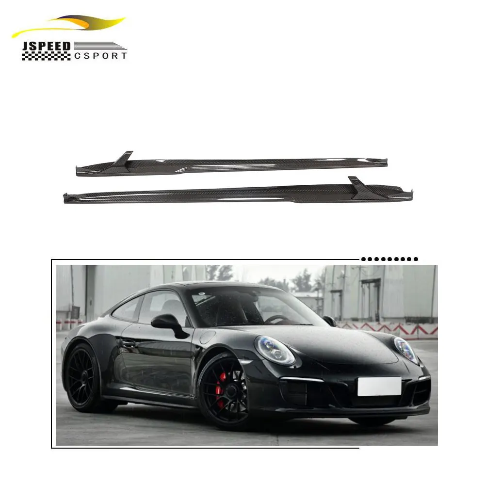 

Для передних боковых полос из чистого углеродного волокна подходят для Porsche 911 991 CARRERA 4 S COUPE 2-дверный 2017 г.