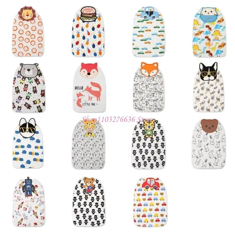 

R6FD Baby Back Towels Sweat Towel for Newborn Infant Toddler Perspiration Absorption Cotton Towel Baby Product Back Towel