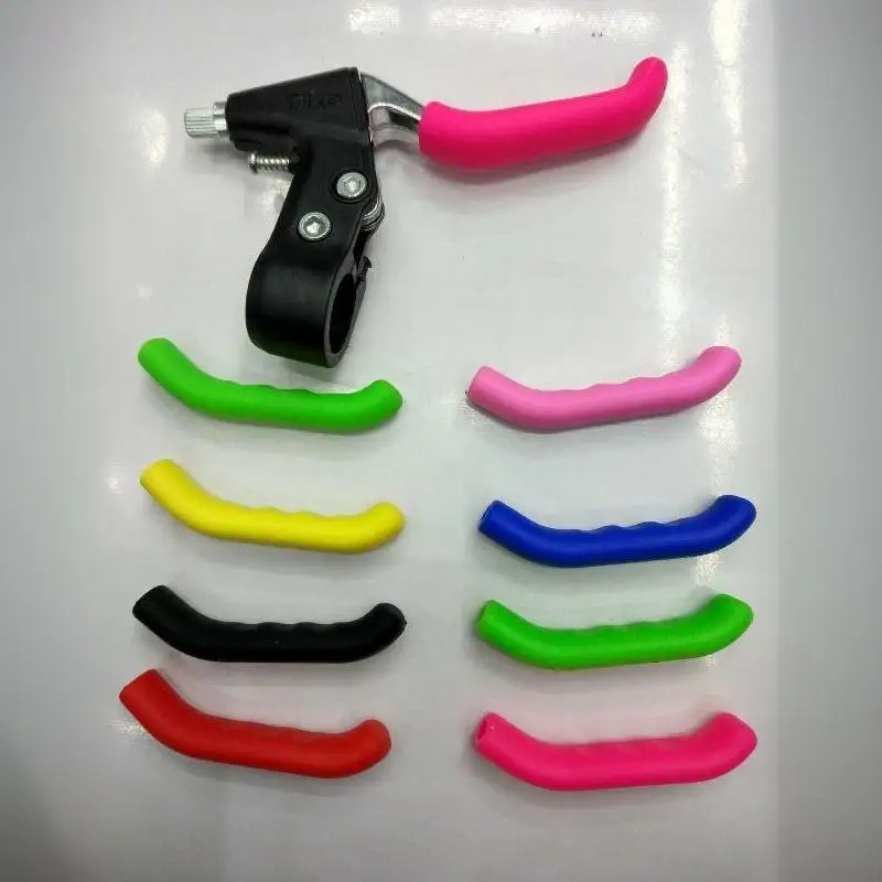 Rutschfeste Silikon-Handschutzvorrichtungen für Fahrradbremshebel, 1 Paar, robuste Griffe für Falträder, Mountainbikes und Rennräder. – Detail 6