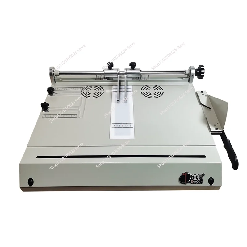

Hardcover Making Machine DC-100H, Hardcover Case Maker, A4 Vertical Loading Book Cover Making Machine Hot 600 * 520 mm