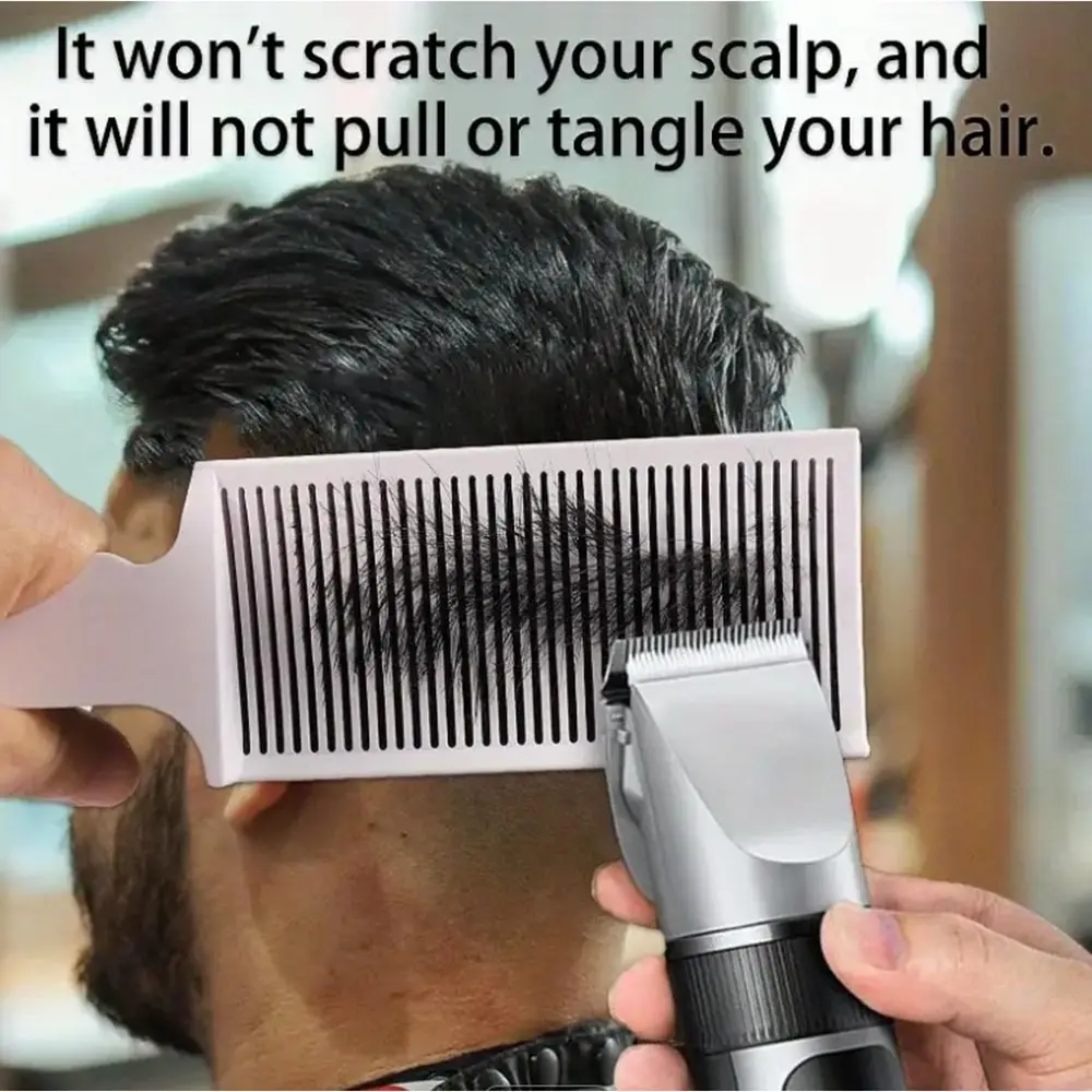 

Curved Barber Comb For Men Comb Portable Hairdressing Tool Haircut Clipper Comb For Home Salon Professional Curved Positioning