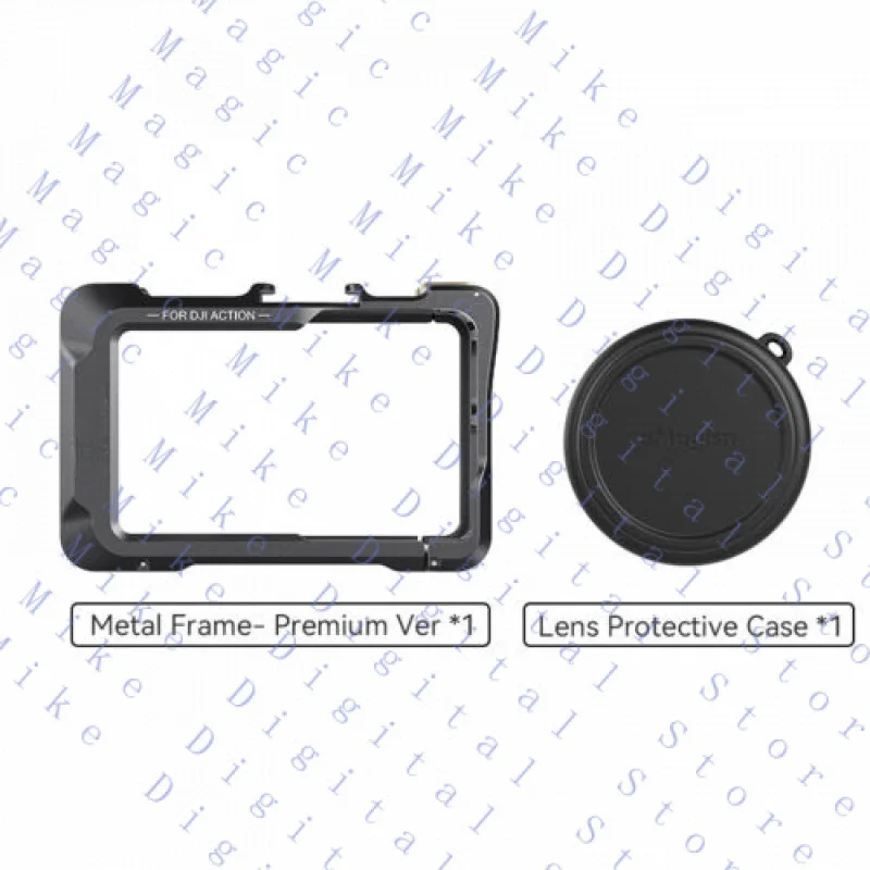 UU สำหรับ DJI Action5Pro/4/3 โครงป้องกันการถ่ายภาพแนวนอนและแนวตั้งระดับพรีเมียม