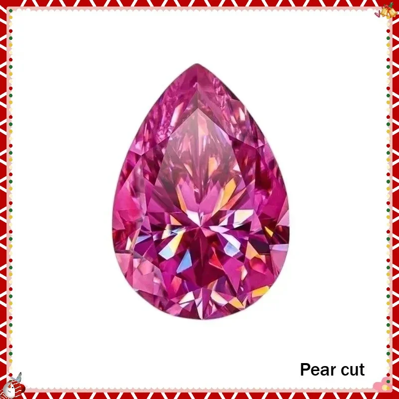 

S-Pink Color Lab Grown Sapphire for Jewel Making DIY Ring Necklace Earrings Main Materials with GRA Certificate Daily Matching