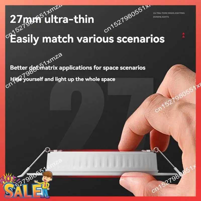 ABCL 6PCS 12W LED da incasso faretto da incasso a soffitto rotondo per camera da letto interna illuminazione decorativa per la casa luce calda
