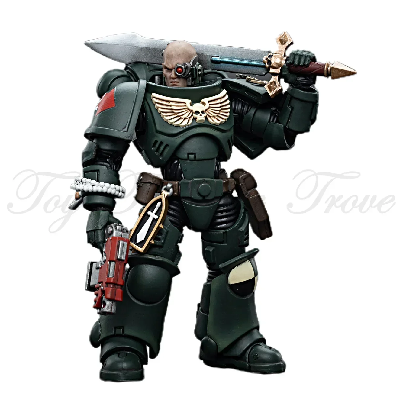 [En stock] JOYTOY Warhammer 40k figurine Dark Angels Intercessors frère Nadael Asharr Anime modèle militaire jouet cadeau