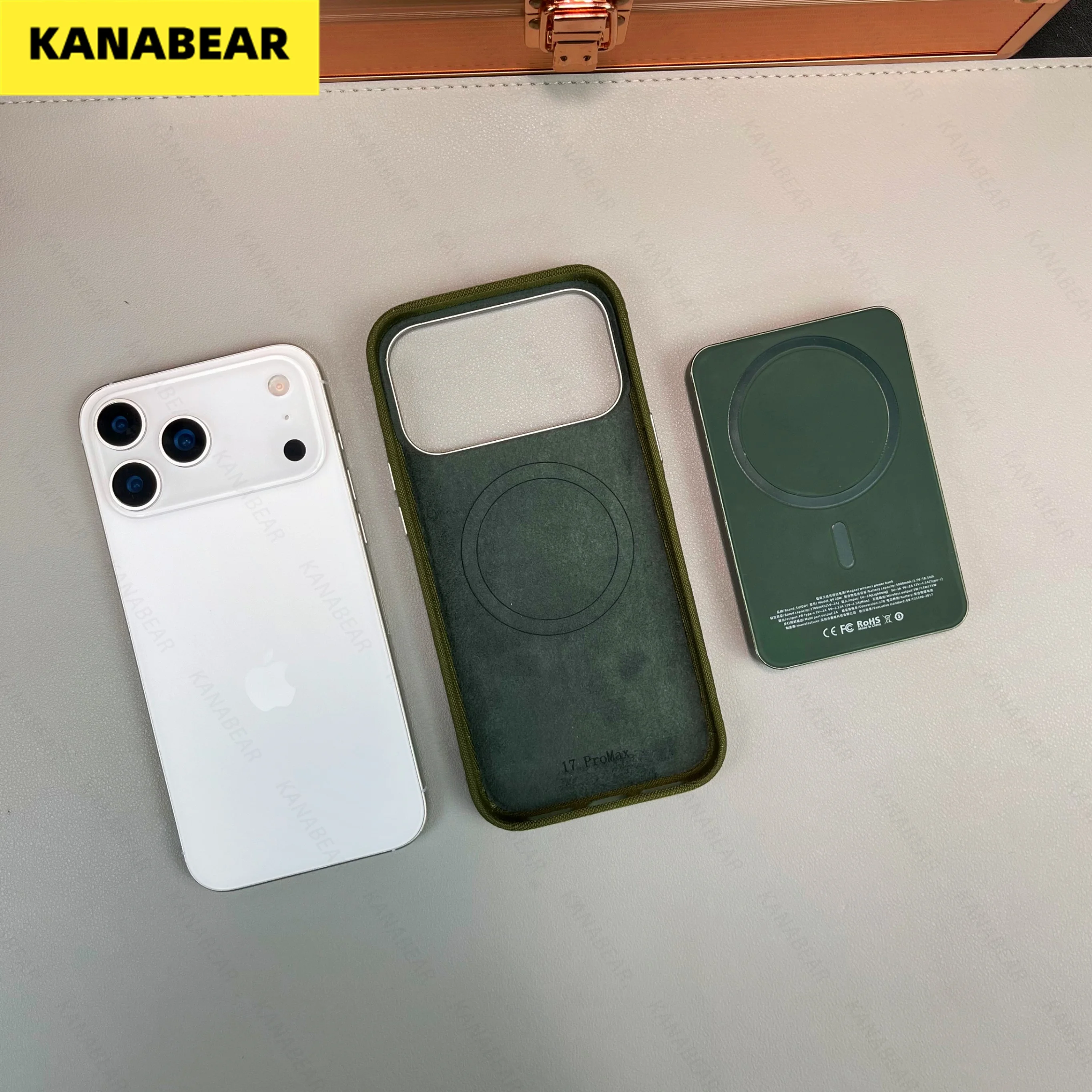 

Magnetic Phone Case Compatible with iPhone 17 Pro Max - Ballistic Nylon, Full Coverage, Drop-Resistant & Protective Shell