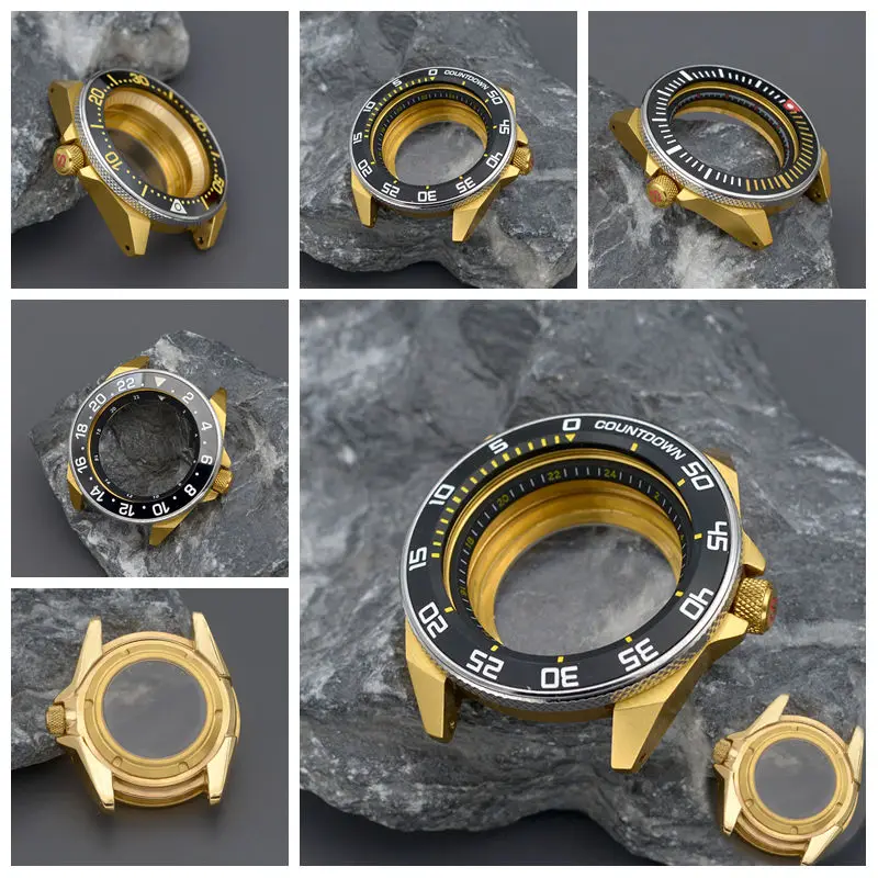 

Золотые мужские часы, чехол для дайвинга, серия PROSPEX King Samurai, подходит для 4R35 4R36 NH35 NH36, автоматический механизм, водонепроницаемость 200 м