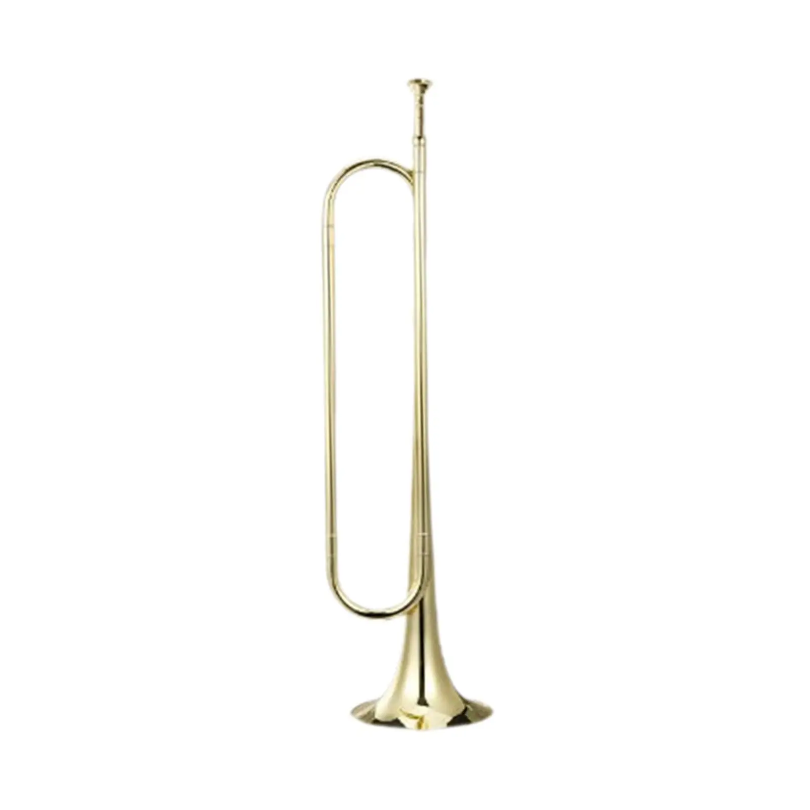 Brass Blowing Bugle Professional Boy Scout Beginner Brass Instruments for Parade and Training