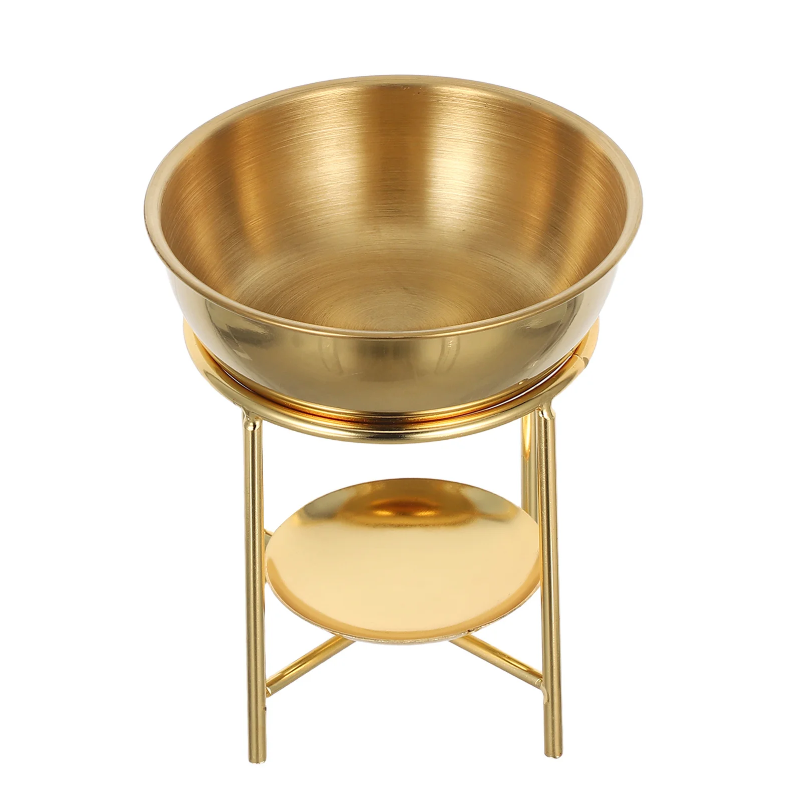 

Metal Stainless Steel Four-Legged Wax Warmer Essential Oil Burner Aromatherapy Diffuser Detachable Wax Melt Holder