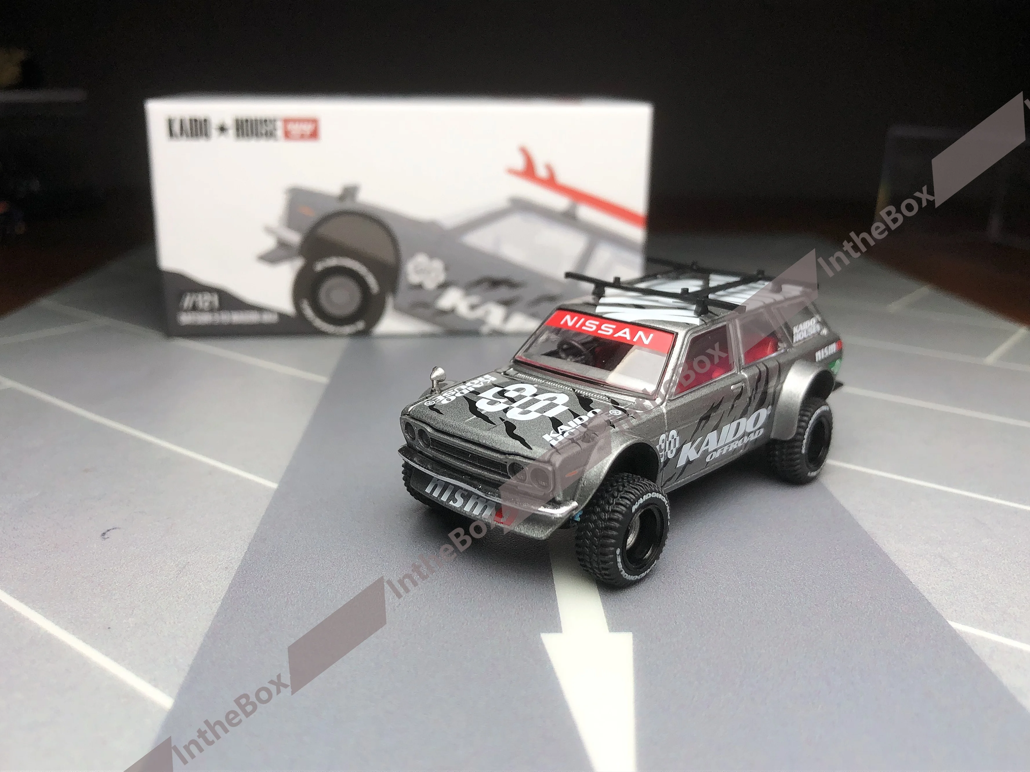 

Mini GT Kaido House Datsun 510 Wagon 4x4 Offroad 121 1/64 Diecast Model Car Collection Limited Edition Hobby Toys