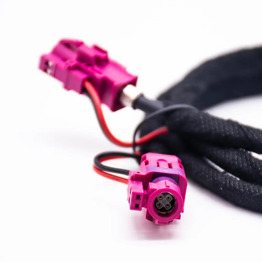 LVDS Cable Extension 1M with 6Pin H Code Female to Female Fakra HSD Connector