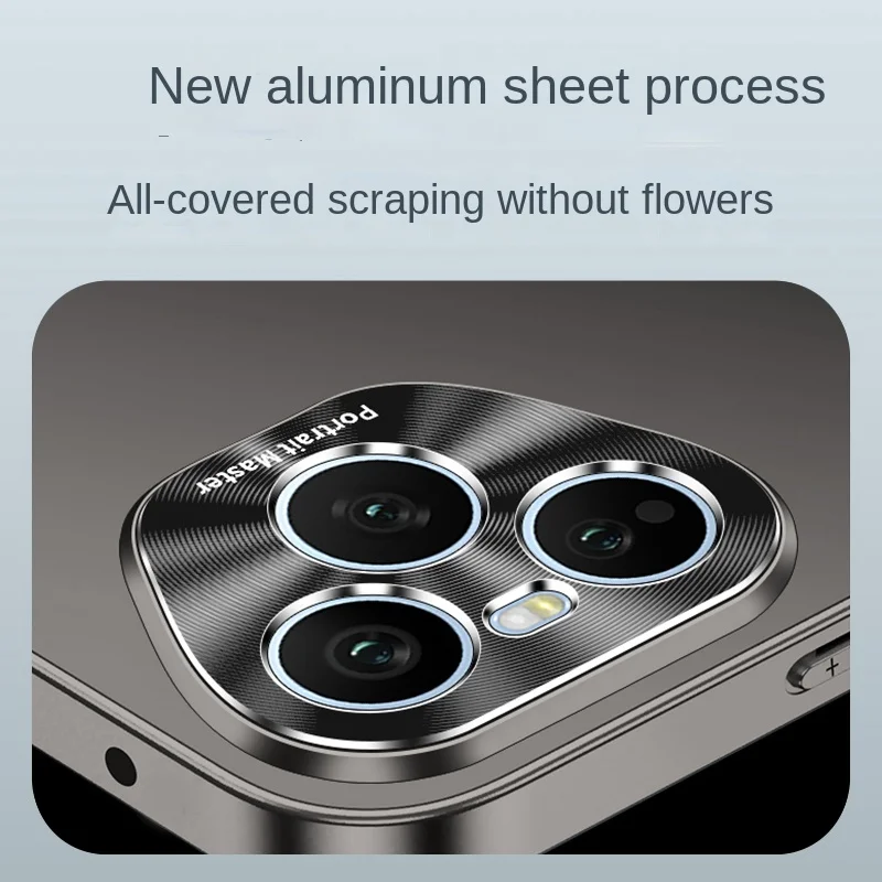 For Honor 400 400 Pro Metallic Matte Paint Shockproof Drop Resistant Anti Fingerprint Matte Feel Phone Case