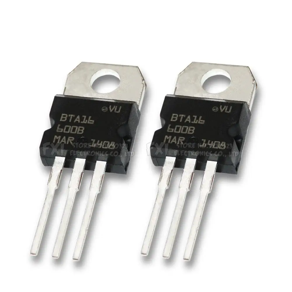 10 sztuk BTA16-600B BTA16-600 TO-220 TO220 BTA16 600V 16A TRIACS nowy oryginał