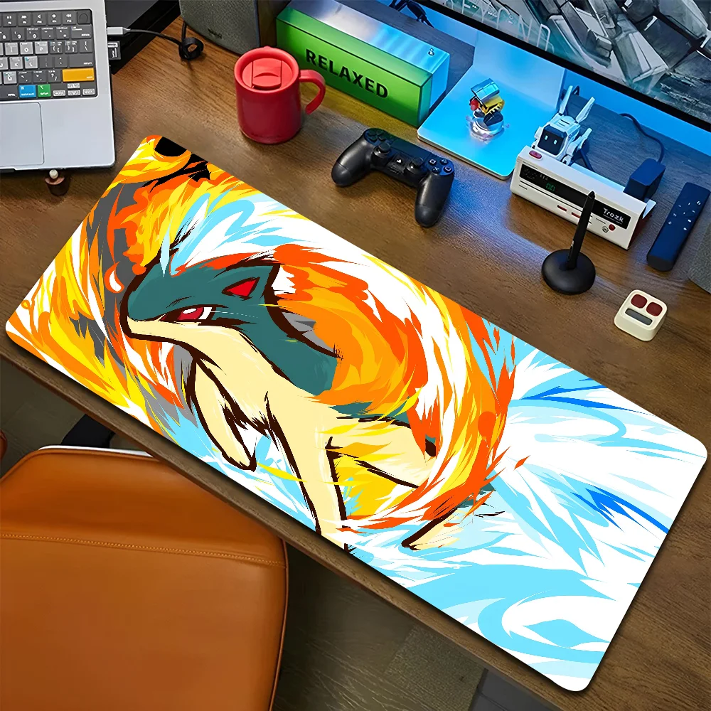 1pc Hot Cool Anime B-Ishmam Non-slip Mouse Pad Suitable For Office Computers Laptops E-sports Game Desk Mats XXL Keyboard