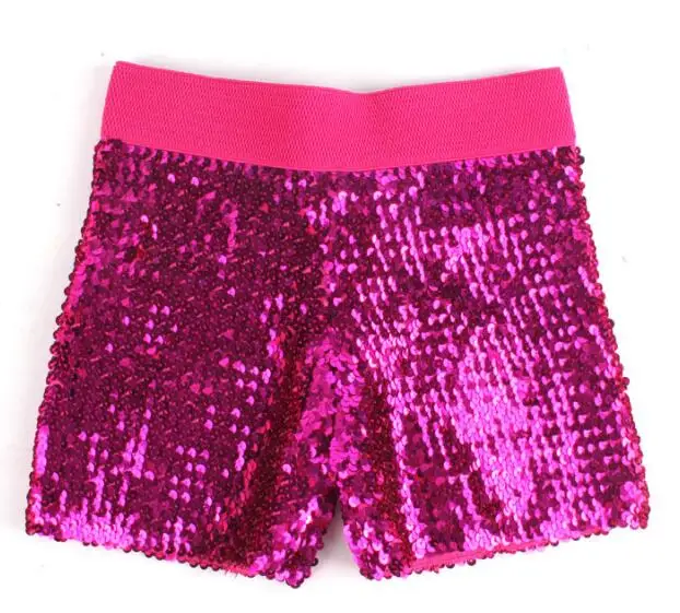 Shorts élastiques taille haute pour femmes, vêtements de scène, shorts brillants, shorts sexy, shorts à paillettes, 6 C, jazz, hip hop, nouveau