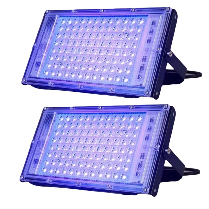 2 個 UVA ブラックライト 220V 〜 240V ブラックライト用ブラックライト舞台照明ボディペイント蛍光 100 ワット