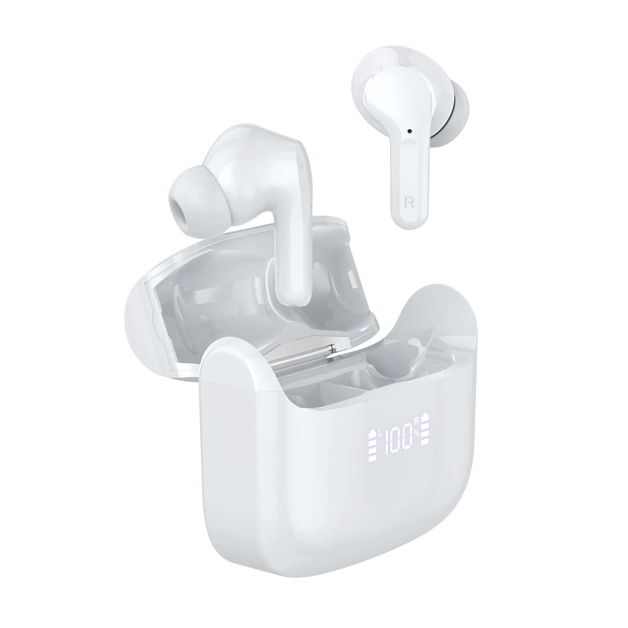 

New i13 TWS ENC Earphones True Wireless Stereo Earbuds Strong bass Headset Environmental Noise Cancel Bluetooth ENC headphones