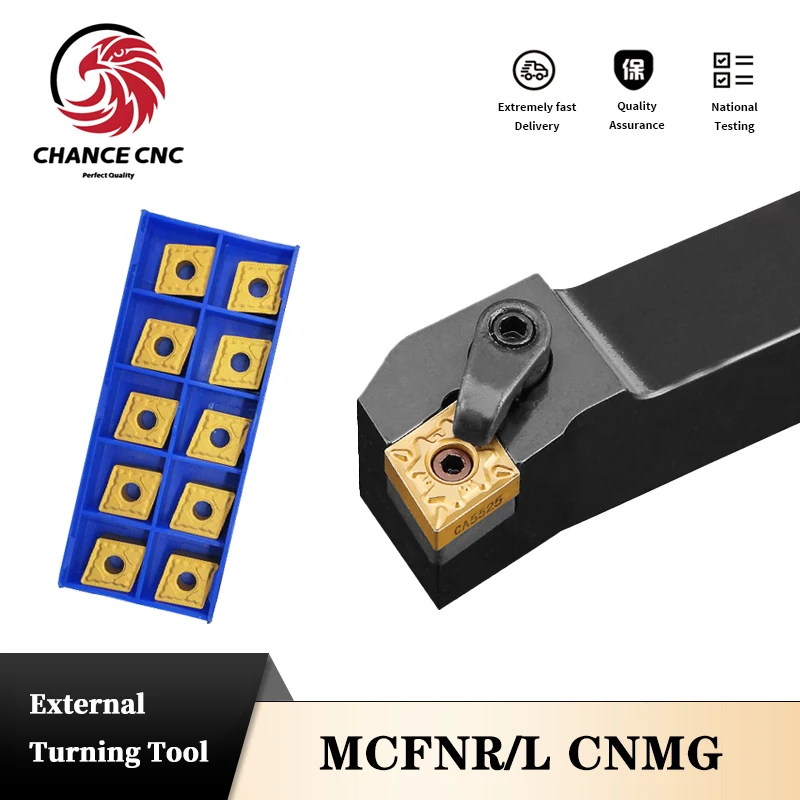 MCFNR2020K12 MCFNL2020K12 MCFNR2525M12 External Round tool bar CNC turning tool bar CNMG Carbide Inserts lathe tool Set