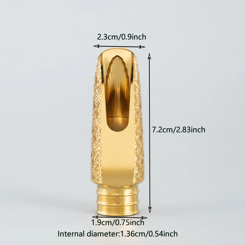 High sax mouthpieces, soprano sax mouthpiece metal accessory, woodwind instrument Saxophone accessories, Sax high mouthpiece
