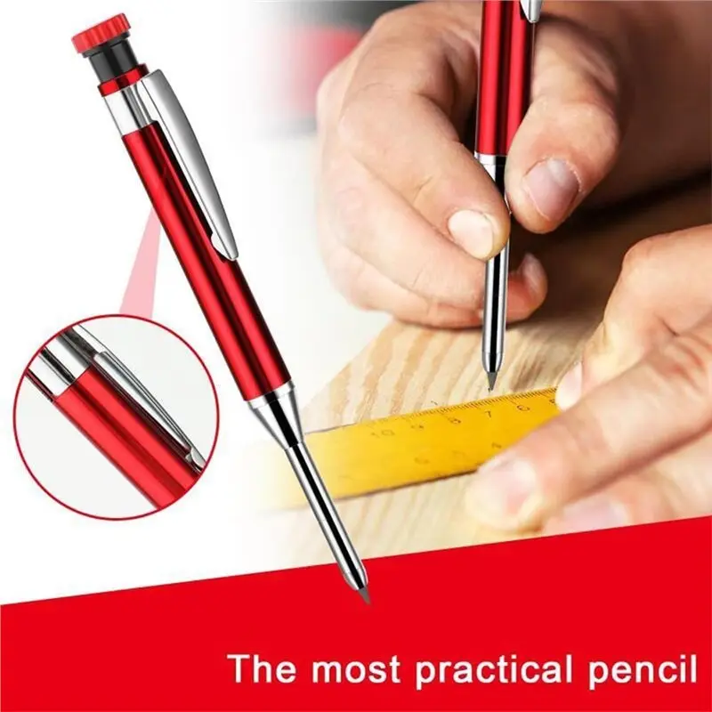 Fresh Professional Multi-Color Aluminum Woodworking Pencil Set,Suitable For Woodworking And Metal Marking