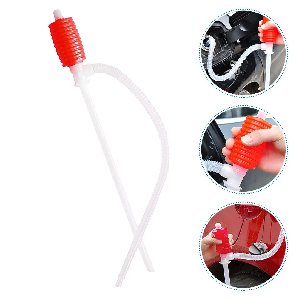 

2Pcs Manual Oil Pump Siphon Hose Car Fuel Transfer Pump Barrel Oil Pumping Pipe Car Accessories Gas Siphon Tube