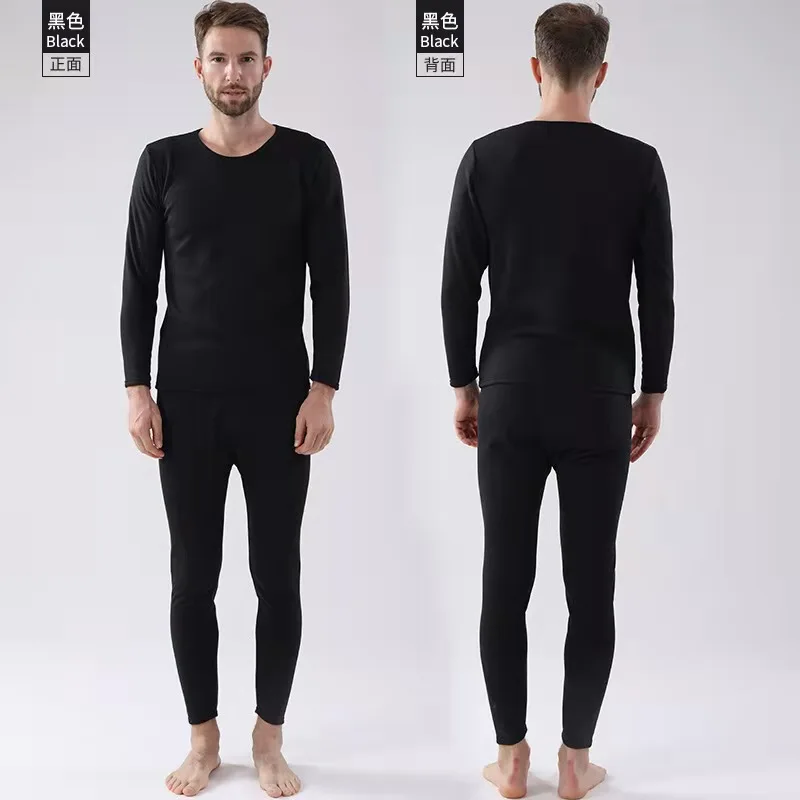 Men\'s Thermal Underwear Long Johns For Male Winter Thick Thermo Underwear Sets Winter Clothes Men Keep Warm Thick Thermal 4XL