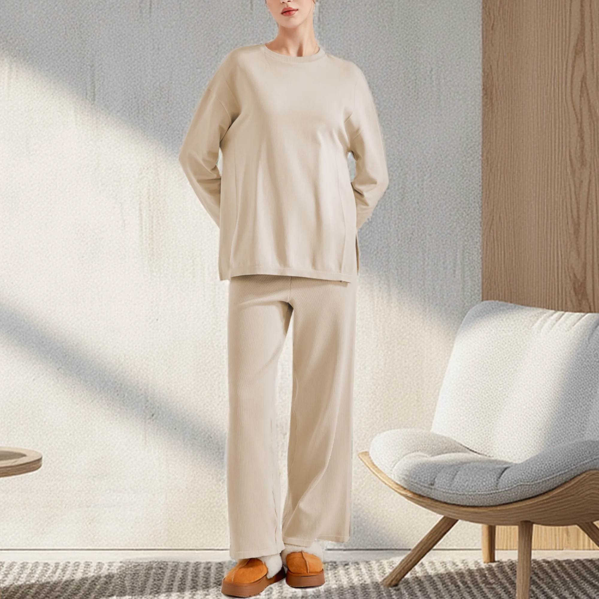 

Осенний женский спортивный костюм и брюки, повседневный комплект из двух предметов, женские повседневные брюки, спортивный костюм, одежда для сна, домашний комплект для женщин