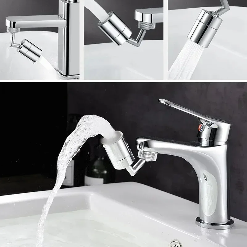 720°Universal Kitchen Faucet Anti-splash Aerator Bathroom Tap Rotatable Faucet Sprayer Saving Water Tap Nozzle Extender Adapter