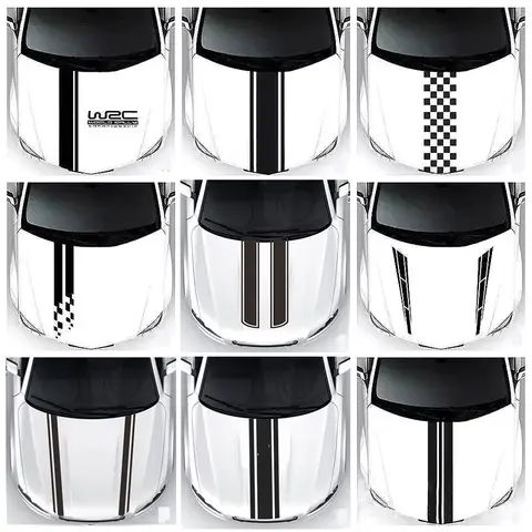 Adesivo de carro personalizado listra à prova dwaterproof água auto modificado corpo adesivo decoração do carro cobrindo filme pele estilo do carro acessórios