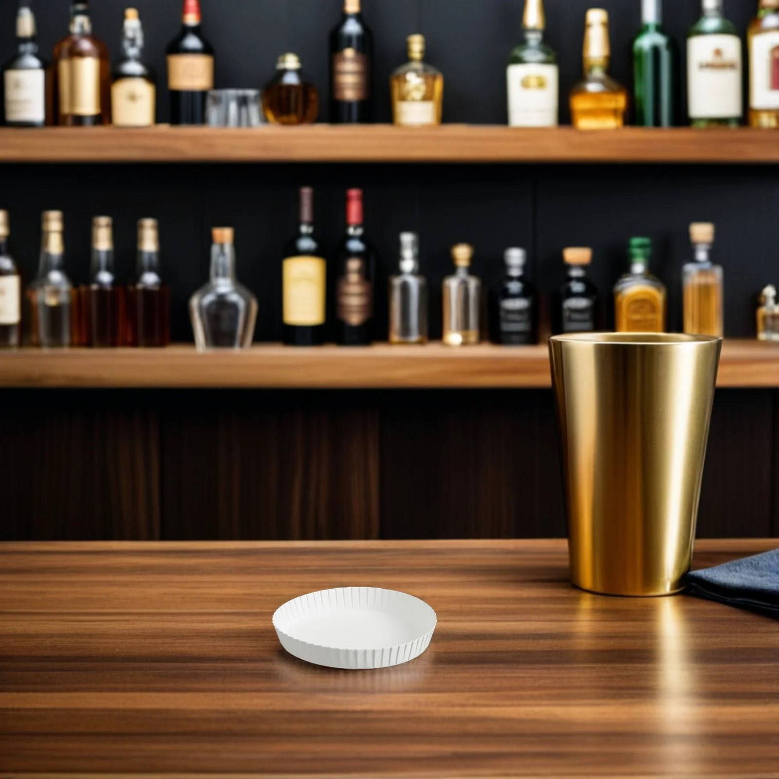 

200Pcs Hot Cup Lid 7Cm Paper Disposable Cover for Coffee Glassware Hotel Wedding Party Ktv Cafe Hygiene Solution