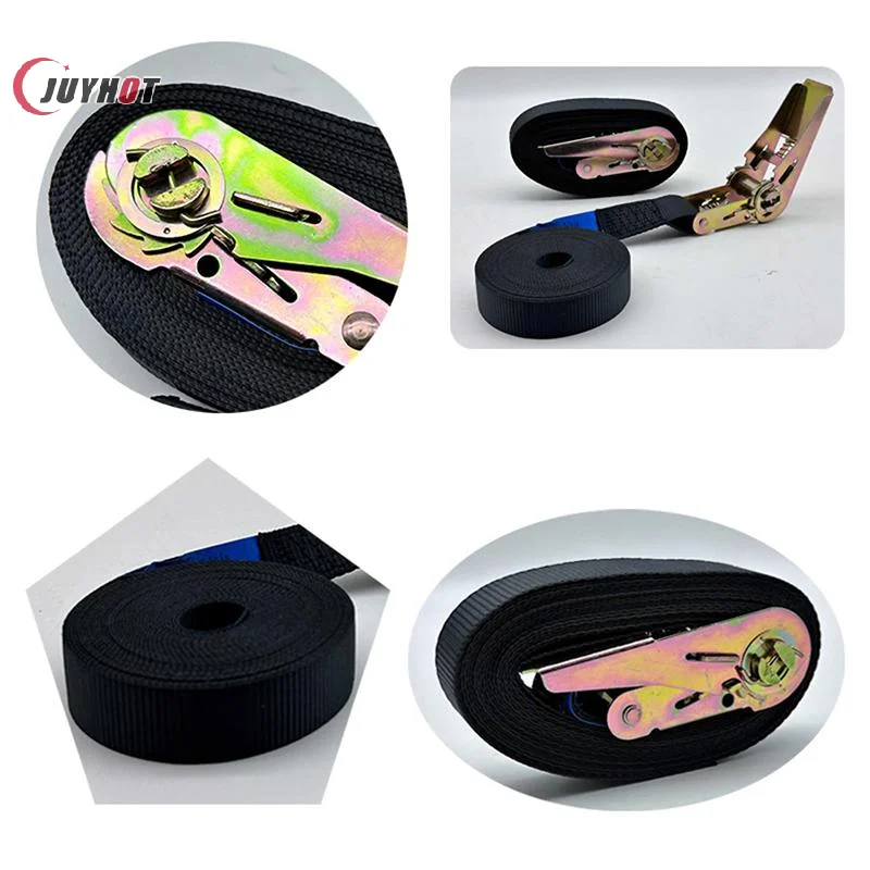 Outdoor Binding Straps With Ratchet Tensioner Self-locking Binding Fixed Brake Rope Bundle Multi-purpose