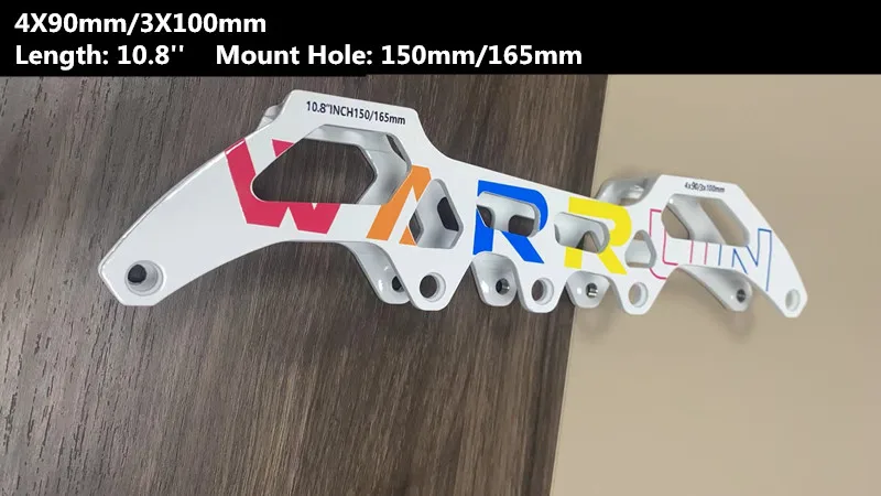 Rama do rolek oryginalny Warrun wielu dla 3/4 koła przyspieszenie Skating podwozie 7075 śruby ze stopu aluminium CNC prezent