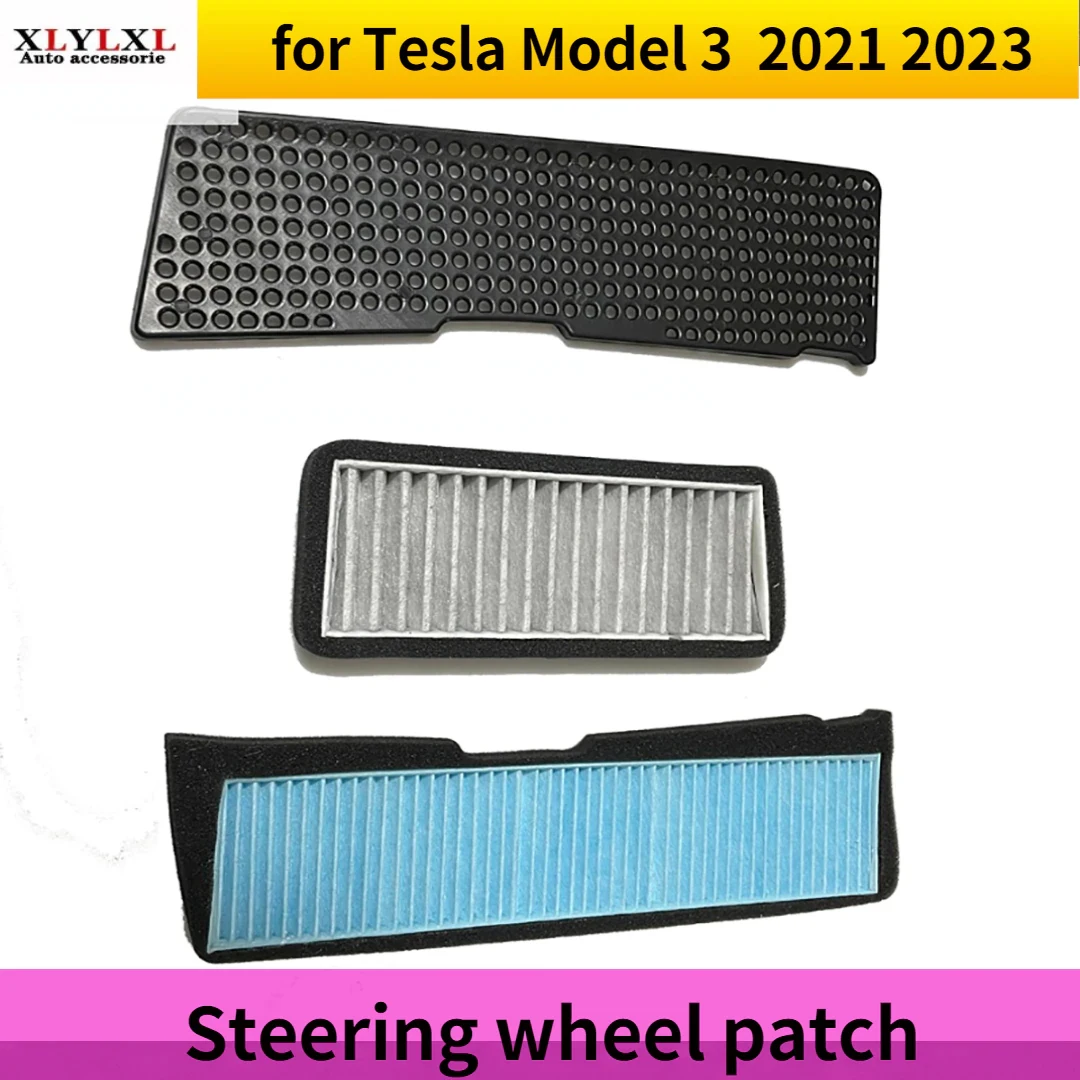 A/C Vent cover For Tesla Model 3 Air conditioning intake engine room Protective cover Filter screen Isolation network 2021 2022