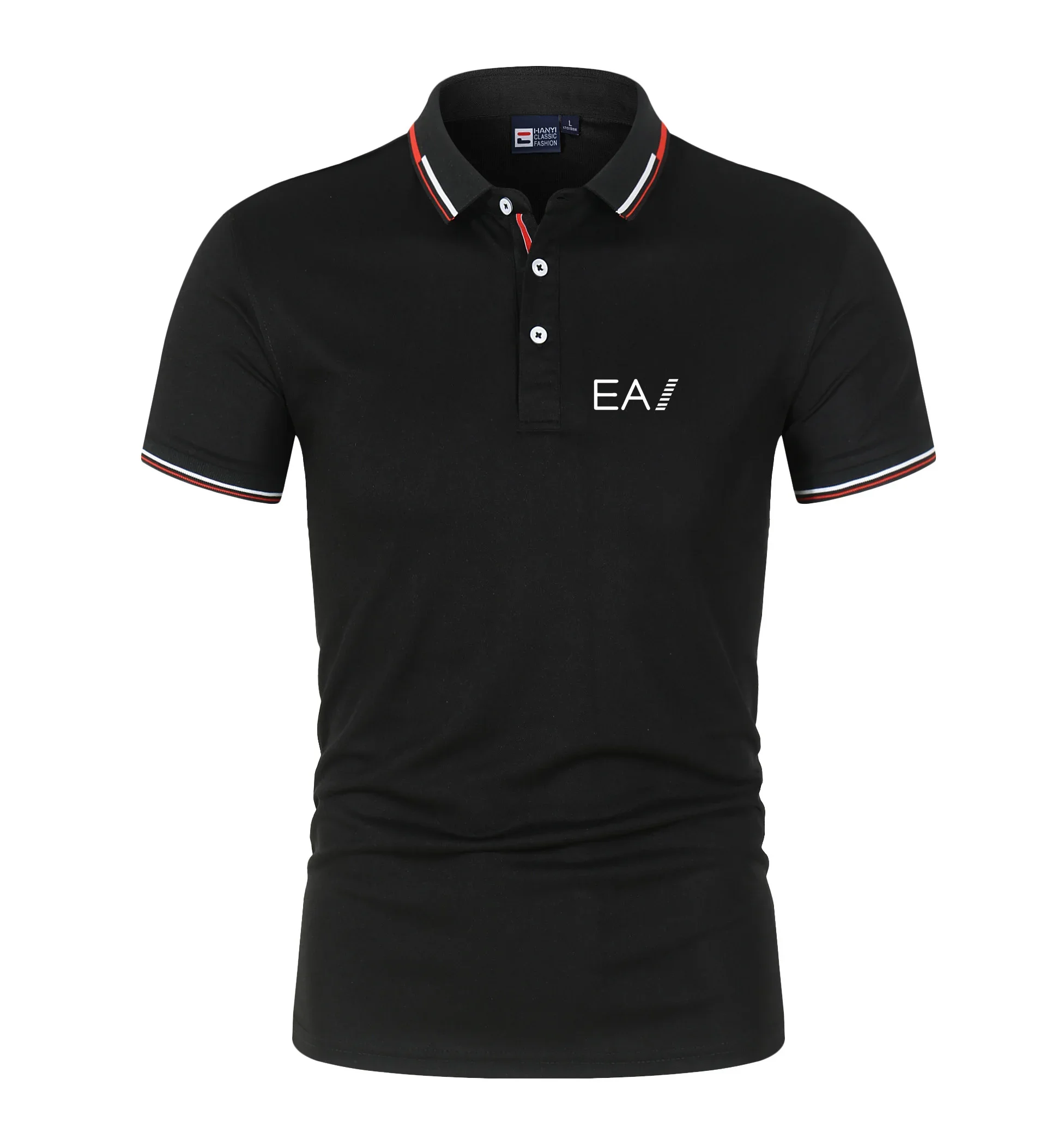 

Men's new summer short sleeve breathable polo shirt Fashion casual quick drying T-shirt letter printing high quality top