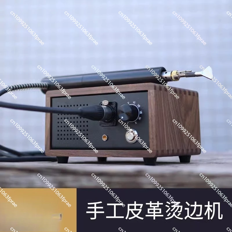 Edge Ironing Machine, Leather Electric Heating Handmade Leather Edge Pressing Drum Press French