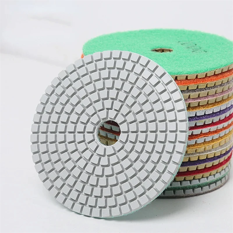 

1PCS 5 Inch Tile Marble Granite Polisher 125mm Wet/Dry Diamond Polishing Pads Kit Floor Polish for Stone Abrasive Tools