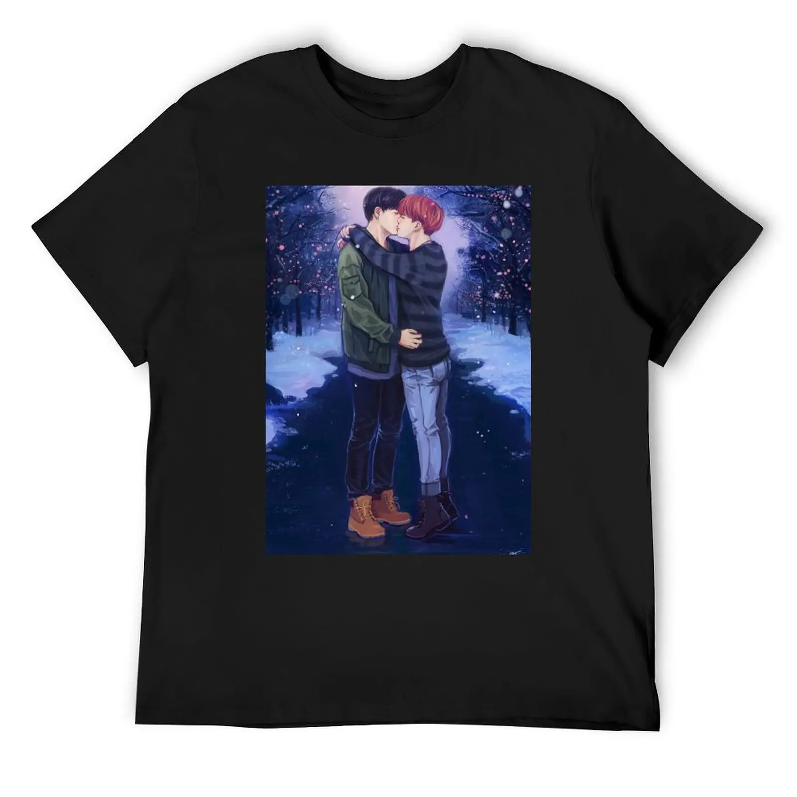 Jikook Commission T-Shirt essential t shirt graphic shirts cheap stuff heavyweights plus size men clothing