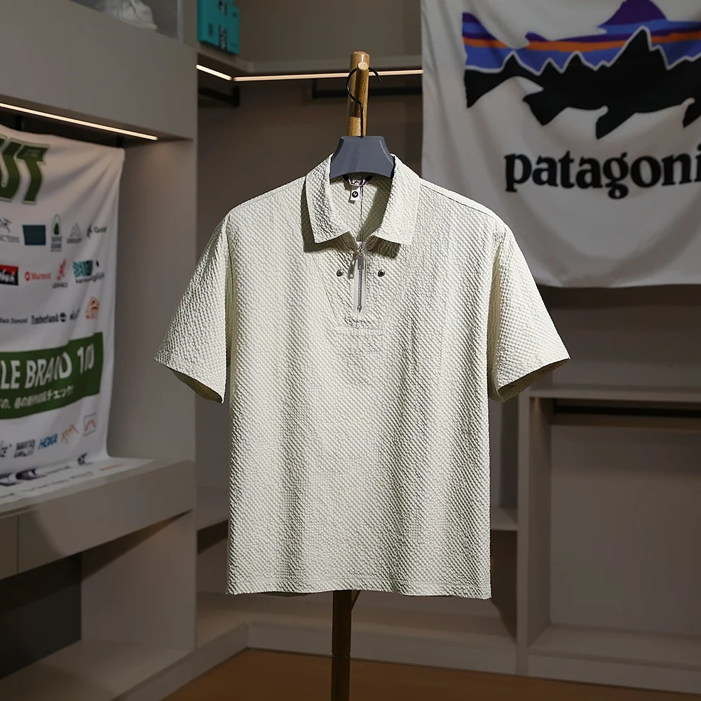 

Мужская футболка Nordic High Order 3D Bubble Cloth: быстросохнущая, дышащая, премиум-класса, модная, городская, свободного кроя