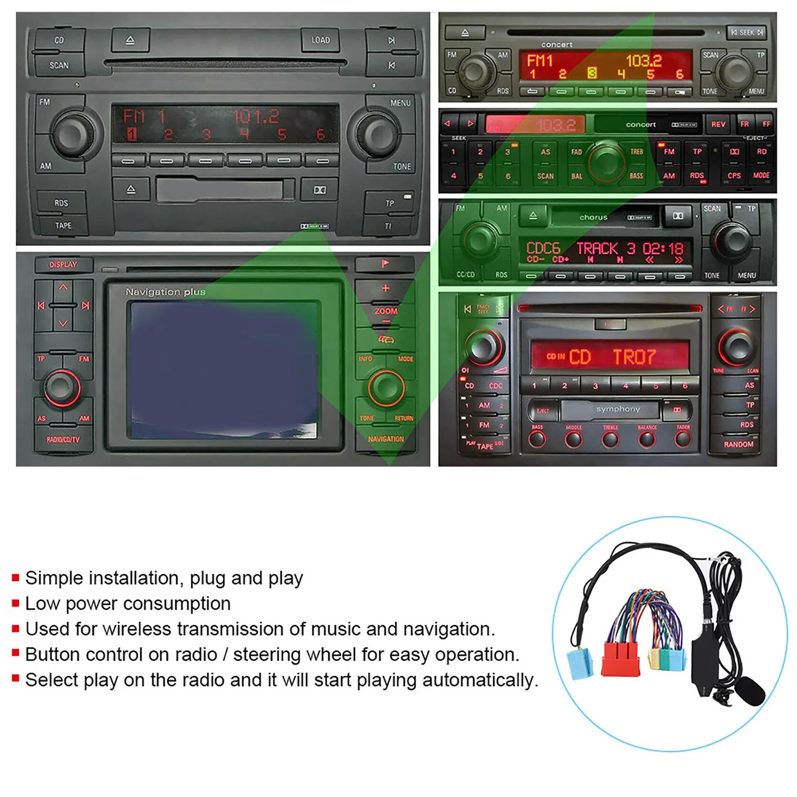 Bluetooth Aux Audio…