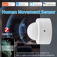 ZigBee Human Movement Sensor Tuya Smart PIR Motion Sensor Detector Smart Life for Alexa Google Assistant Security Anti-theft
