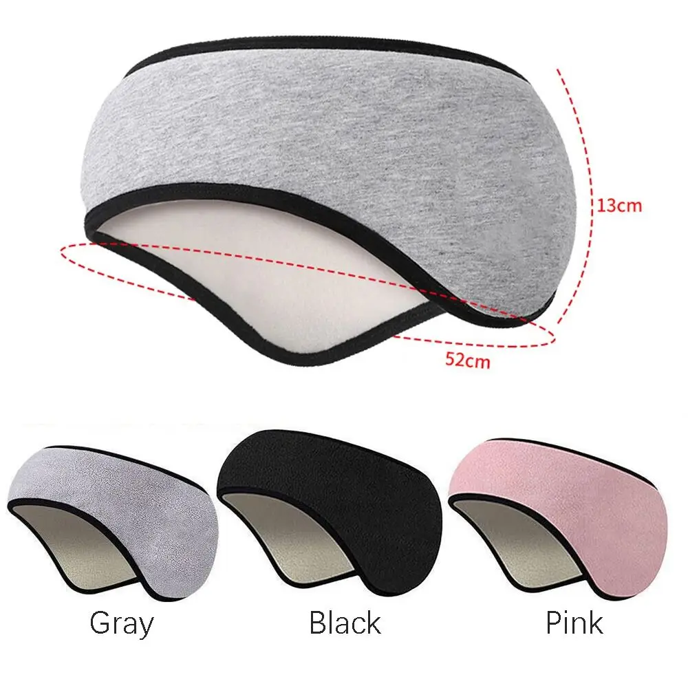 Comfortable Three Layers Polyester Blackout Mask Sleep Mask Sleeping Relaxing Ear Muffs