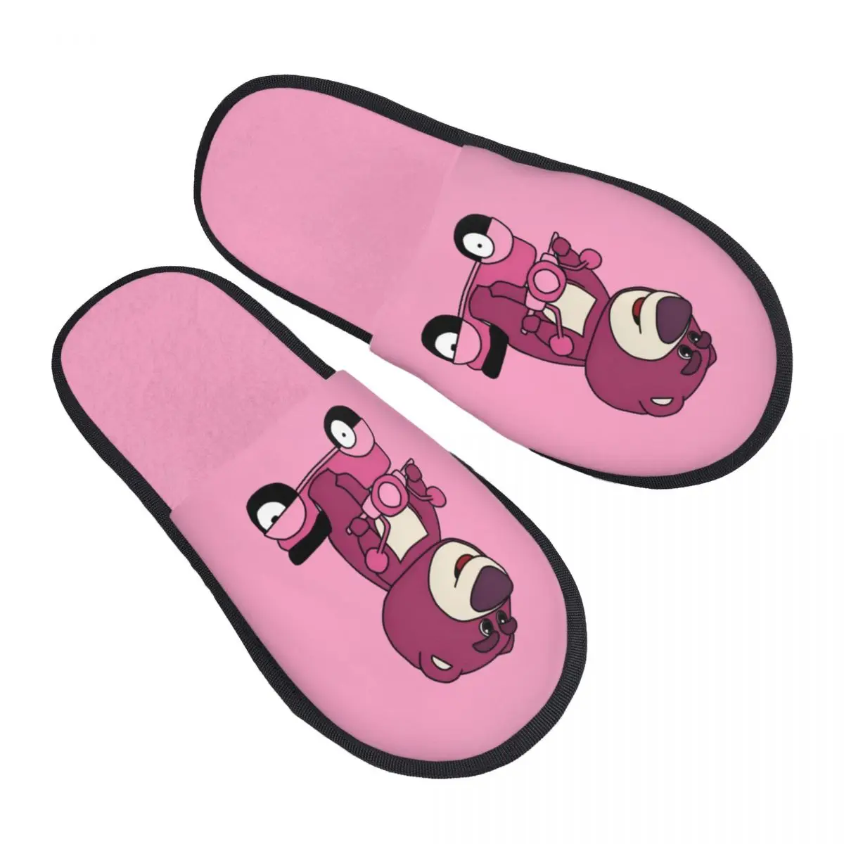 

Женские тапочки из пены с эффектом памяти Lotso Comfort, домашняя обувь для отеля с милым медведем