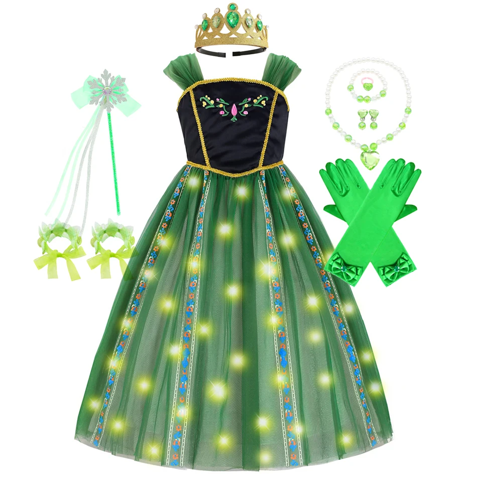 princess anna light up dress Disney Frozen Musical Light-Up Anna Dress