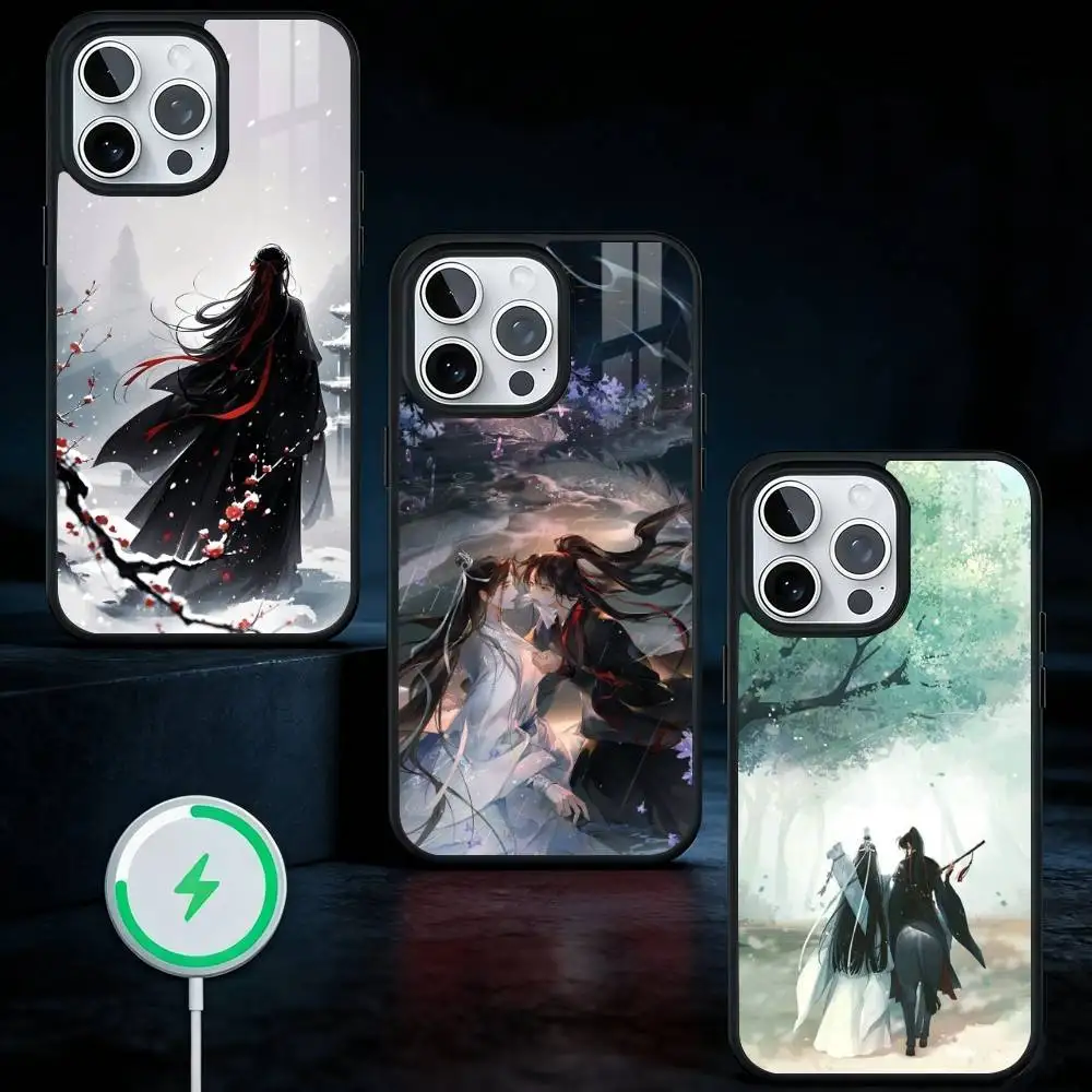 

M-Mo Dao Zu Shi MDZS Anime Phone Case For iPhone17,16,15,14,13 Plus,Pro Max Magnetic For Magsafe Wireless Charging